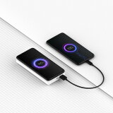 小米无线充电宝青春版 原装10000毫安时 10WMAX无线输出 黑色 内含数据线适用小米10苹果安卓redmi手机充电宝